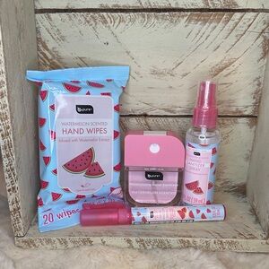 B.Pure Watermelon Hand Sanitizer Bundle - Wipes, Spray & Pen - HTF